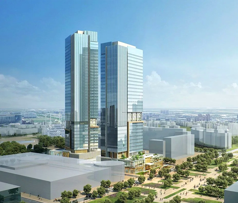 Proyek Struktur Baja Blok B Danau Qiandao Kota Yintai (Toko Xincheng)